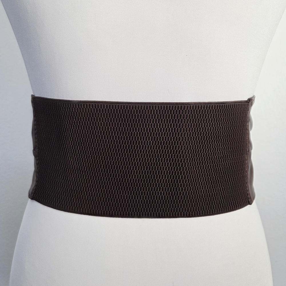 Stretchy wide brown waist belt (COMING SOON) - Picture 8 of 10